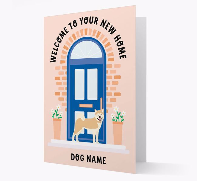 Welcome To Your New Home: Personalised {breedFullName} Card